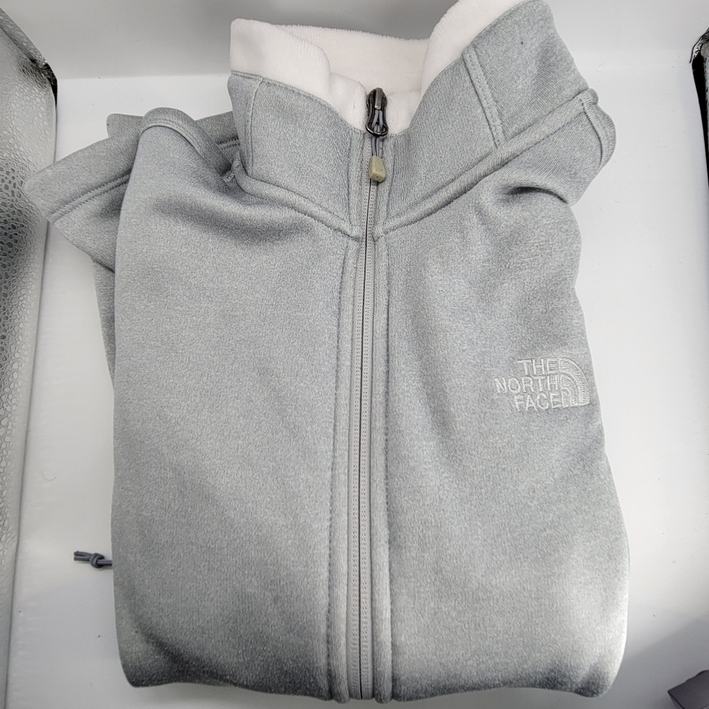 The North Face Jacket Womens SP Gray Full Zip Stretch Fleece Outdoors Warm - Picture 11 of 11